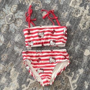 Hello Kitty Kids Two Piece Bathing Suit, NWOT